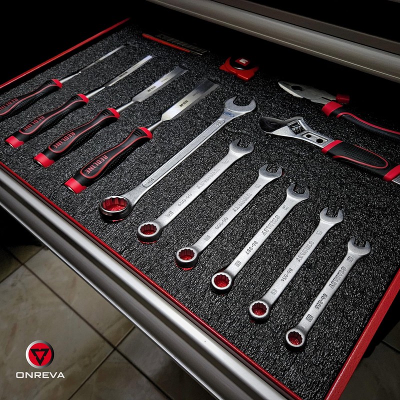 ONREVA Tool Box Foam, 3Pack 45x22x1 inch, Foam Inserts for