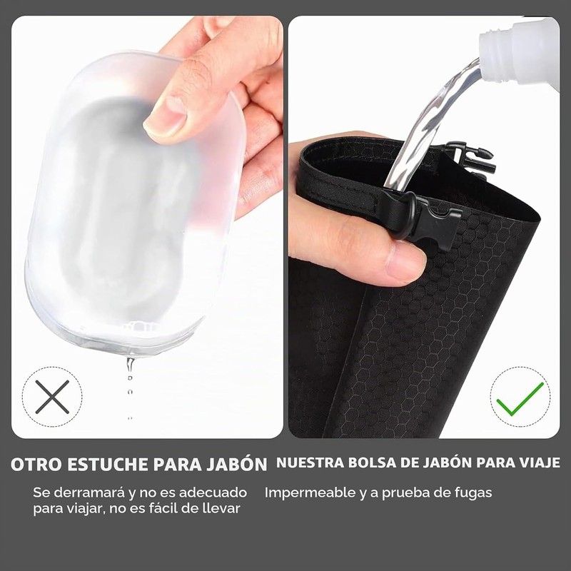 Funda impermeable para jabón JXTSDZ Modelo 1 con bolsa de