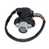Feiteplus Interruptor de encendido para motocicleta con 2 llaves de