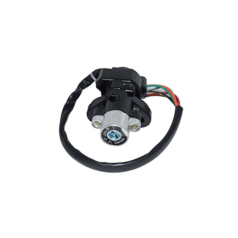 Feiteplus Interruptor de encendido para motocicleta con 2 llaves de