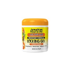Jamaican Mango & Lime Love Your Locs Resistant Formula Locking Gel – Extra Hold, Non-Flaking Gel for Locs, Braids & Twists Long-Lasting, Moisture-Resistant Hold with Shine 6 oz