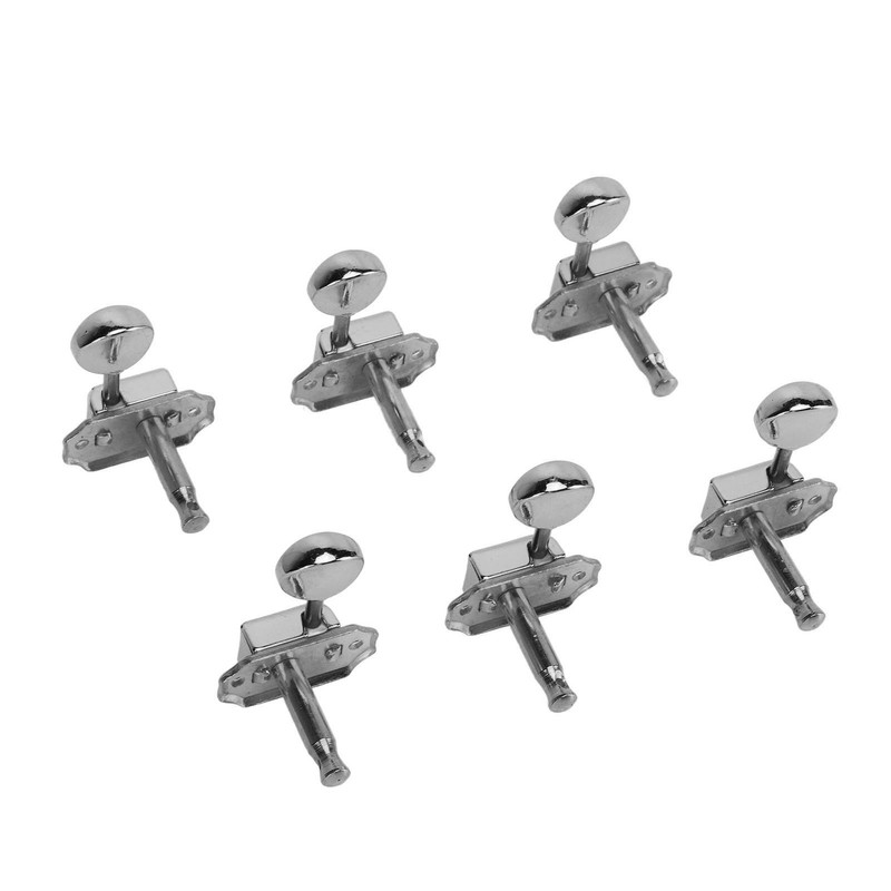 6 Pcs String Tuning Pegs 3L3R High Strength Metal Machine