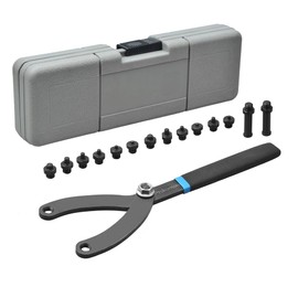 Prokomon 15Pc Adjustable Pin Spanner Wrench Set/Variable Cylinder Fan Clutch Pully Holder Wrench with Soft Handle