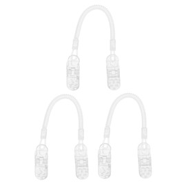 Healvian 3pcs Windproof Hat Strap Clips Adjustable Plastic Retainers with Strings for Baseball Caps Sailing Outdoor Camping DIY Antidrop Chain Keepers for Neck Carry