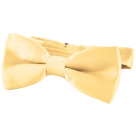 DonDon Elegant Children's Bow Tie with Adjustable Length 9 x 4.5 cm Shiny Silk Look -