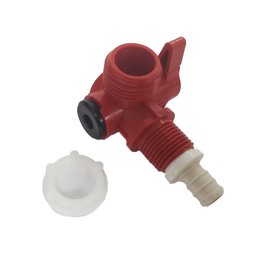 Ayrlett 1/4 Turn Stop Valve Blue W/ PEX Connection 2183R