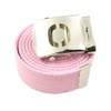 Capital Initial "O" Canvas Military Web "Light Pink" Belt &