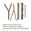 4 pieces bird toys, natural perches for birds, natural wood
