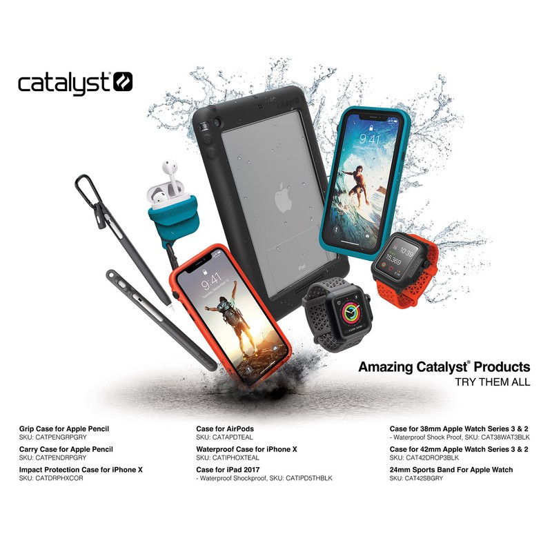 Catalyst Waterproof Case for 7-8 inch Tablet/Laptop - Black