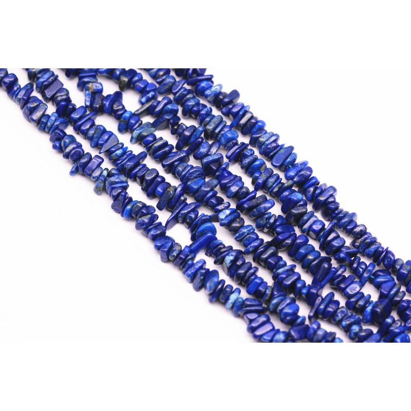 Unbranded Natural Lapis Nugget Irregular Nugget Chips Beads Size 7-8mm