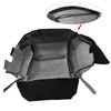 FZJDSD Black Passenger Side Bottom Microfiber Leather Replacement Seat Cover