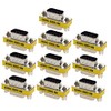 Heyiarbeit 9-pin 2-Row DB9 VGA Gender Changer Male to Female