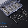 230 Piece Cotter Pin Set, Cotter Pins Assortment, M1 M2