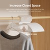 Premium Plastic Coat Hanger with 360 Swivel Hook, 20 Pack,