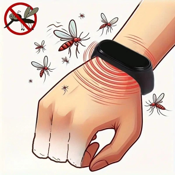 Unbranded Mosquito Repellent Bracelet - Ultrasonic Insect Wristband, Portable Repeller