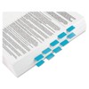 Post-it Flags Standard Side Flags in Dispenser, Light Blue, 100