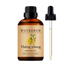 Wuvezrub Ylang-Ylang Essential Oils 60ML, Pure Ylang-Ylang Essential Oil for Aromatherapy Diffuser - 2 Fl Oz