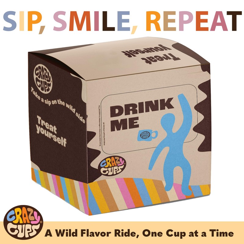 Crazy Cups Flavored Coffee in Single Serve Coffee Pods -