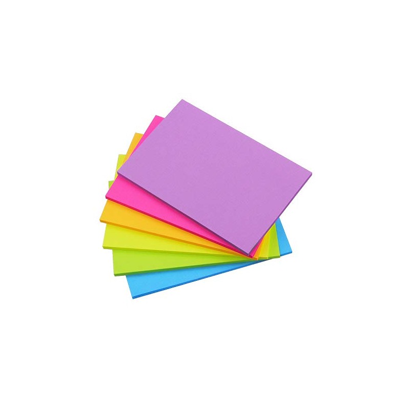 Early Buy Sticky Notes 8x6 in Self-Stick Notes 6 Bright