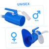 Gatuida Sturdy Women's Urinal Bottle Reusable Portable Pee Container Threaded