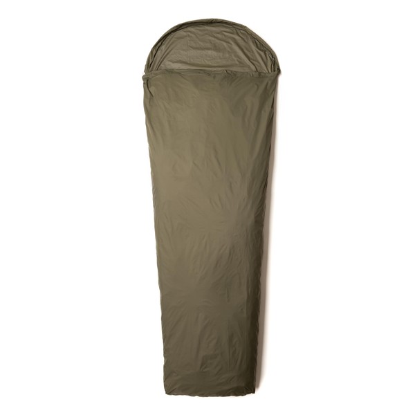 Snugpak Bivvi Bag WGTE - Lightweight & Waterproof Sleeping Bag Cover - Durable Paratex Dry Nylon Material, Windproof Protection - Ideal for Wild Camping & Emergency Survival - Olive (XL)
