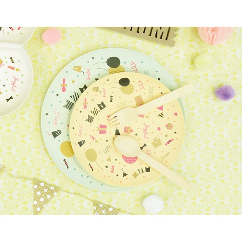 Pearl Metal D-623 Paper Plate 9.8 inches (25 cm) Party