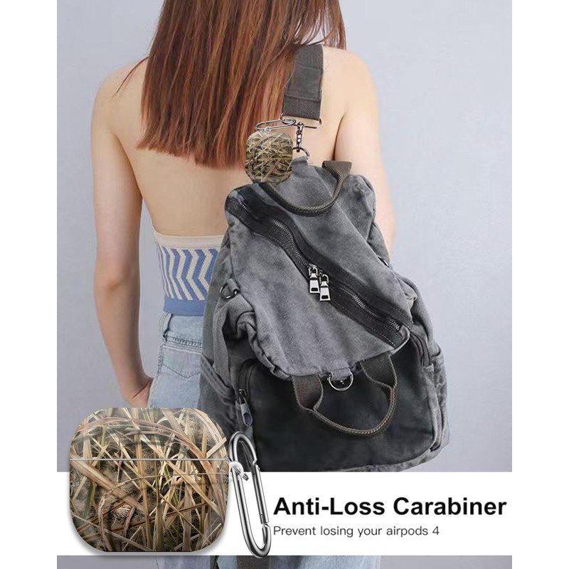 Case Compatible with AirPod 4th Generation 2024,Shockproof Protective Case Cover