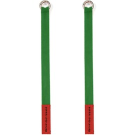 2Pcs Vehicle Door Emergencies Pull Cord Simple Operate Escape Pull Strap Car Emergencies Exits Rope Simple Installation Handlesets Door Hardware and Locks (Green)