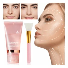 Oxyglow Collagen Night Wrapping Mask, Mascarilla Colágeno Noche, Mascarillas Faciales De Colágeno Para Envolver Durante La Noche, Previniendo Las Líneas Finas, Ideal Pieles Maduras(75g)