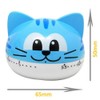 Belons Cute Cat Mechanical Kitchen Timer 55 Minutes Countdown Timer