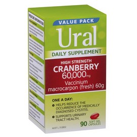 Ural High Strength Cranberry 60000mg 90 Capsules