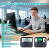 UniTalk Wireless Intercoms for Home&Office, Two-Way Real-time Full-Duplex Voice System