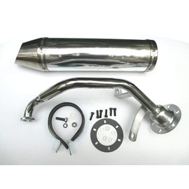 Performance Exhaust System Muffler for GY6 139QMB QMB139 1P39QMB 4 Stroke 150CC Scooters