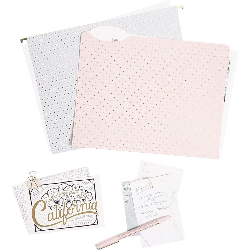 U Brands Delicate Details Fashion Filing Kit, 145 Pieces, Includes