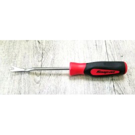 Snap-on   New Snap-On Trim Pad Clips Removal Fork Tool RED & BLACK Soft Handle ASG185B