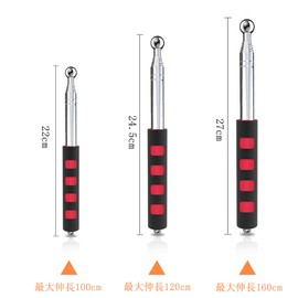 DFsucces Sound Hammer Diagnostic Rod, Telescopic, Examination Stick for External Walls, Tile Construction, Sound Hammer, Total Length 39.4 inches (100 cm)