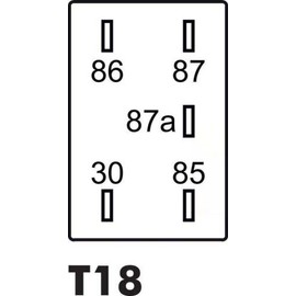 GEBE 993651 Ultra Micro Relay 5 2.8mm Terminal SPDT 12V 30/20A - Made in Germany