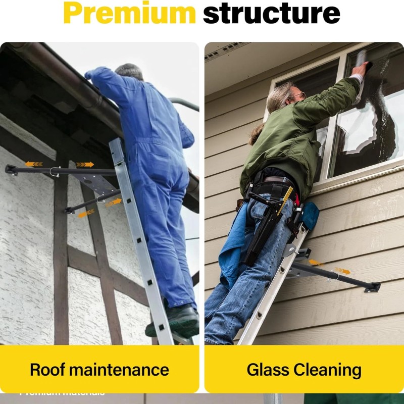 Nicecho Ladder Support Stabilizer Security for climbing ladder Wall Standoff