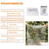 Mellroom Adjustable Window Insulation Kit 47inX63in(120X160cm) for Winter Keep Cold