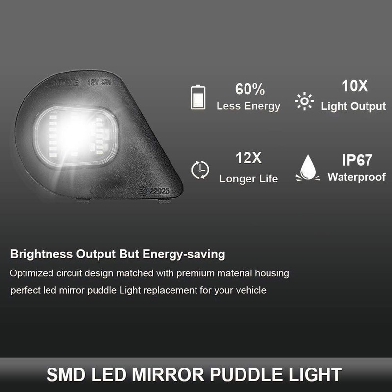 Rui Xin 213 LED Puddle Lights Driver and Passenger Side