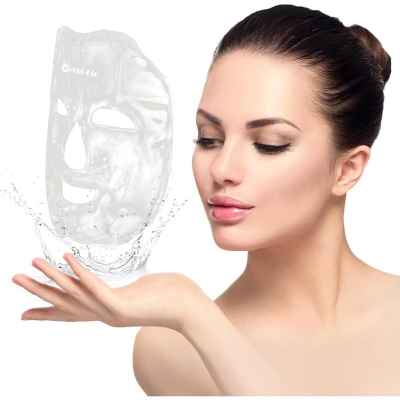 Cold Therapy Face Mask for Migraine & TMJ Relief, Reusable