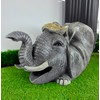 coolboy Elephant Sculpture Gutter Diverter Rain,Deco Gutter Extension Downspout, Eco-Friendly