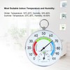 Indoor Thermometer Hygrometer Wall Hanging Temperature Humidity Meter for Home