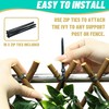Royal Shade Gardenia Expandable Artificial Ivy Hedge Privacy Screen, Outdoor