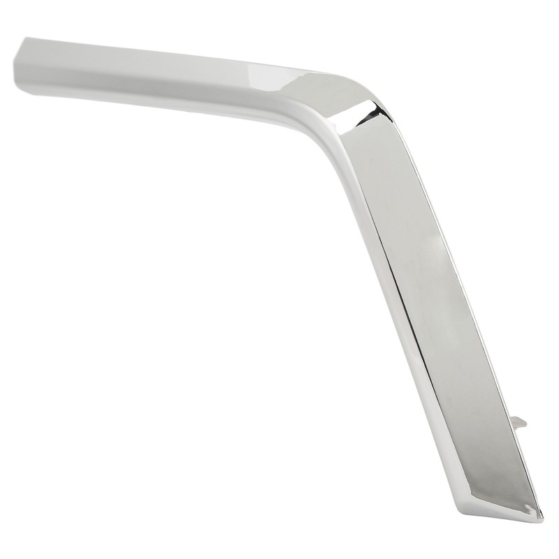 Front Bumper Lower Chrome Trim ABS Side Molding Strips Replacement