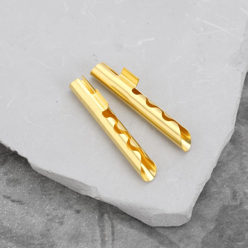 Briny River 10Pcs 4mm Banana Connectors Gold-Plated Copper Banana Plug