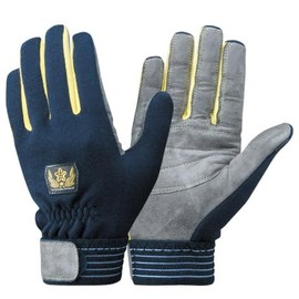 Kevlar Fiber & Nano Front Gloves K-707 Fire Brigade/Navy LL Size TONBOREX