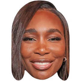 Venus Williams (Long Hair) Maske aus Karton