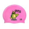 escualo Gorra para Natacion Mujer Adulto Modelo Avocado Rosa (Silicon)