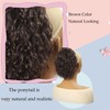 Detean 10 inch Ponytail Extension Drawstring Ponytail for Black Women